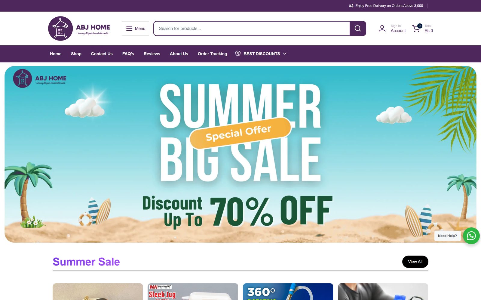 ABJ Home homepage