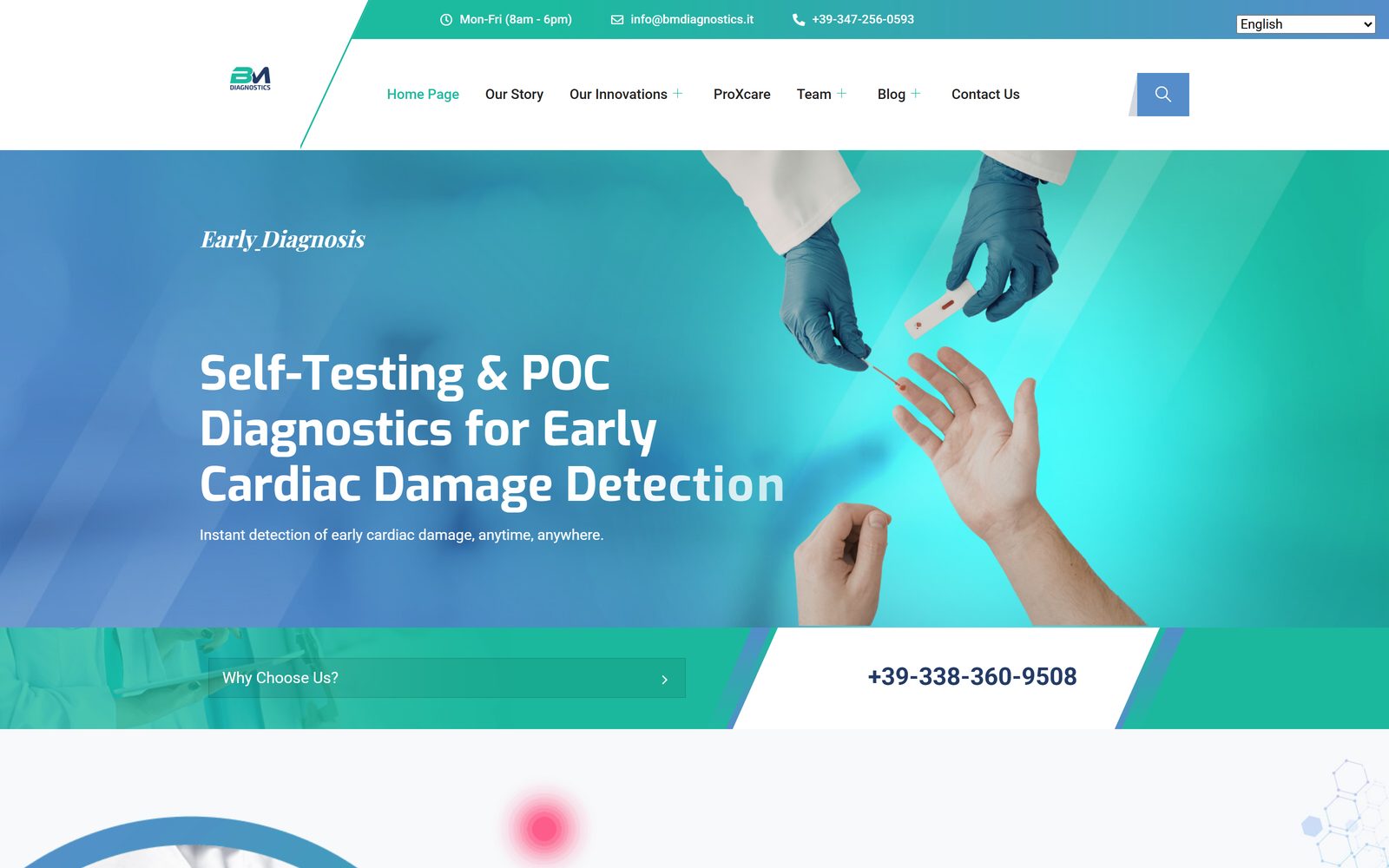 BM Diagnostics homepage