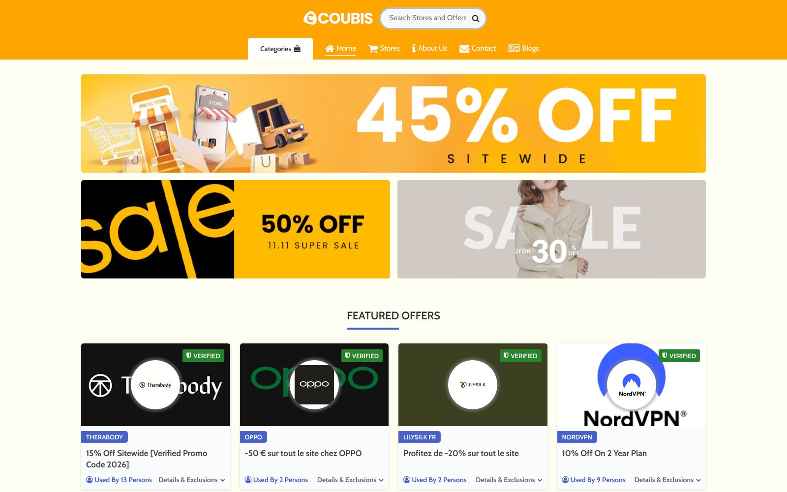 Coubis homepage